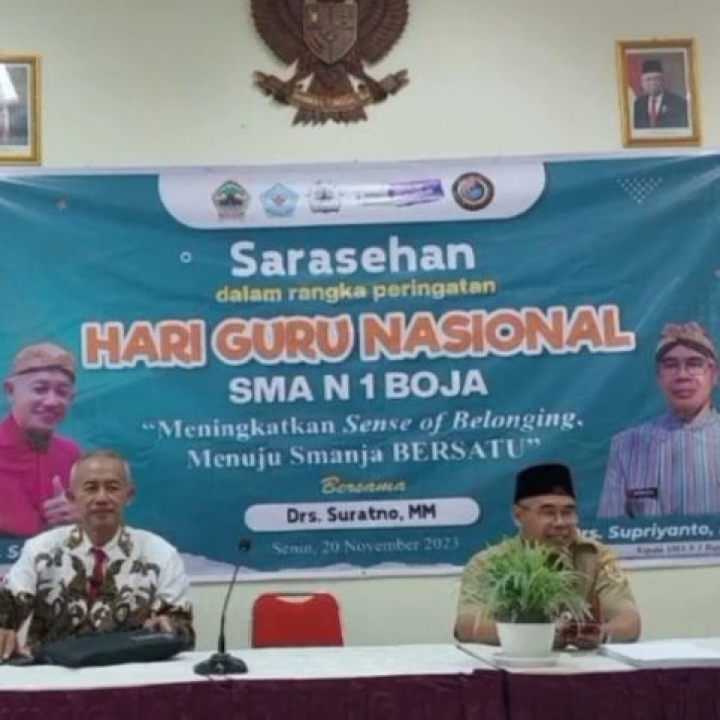 Image of SMAN 1 Boja mengadakan Sarasehan yang bertemakan "Meningkatkan Sense of Belonging, menuju smanja BERSATU"