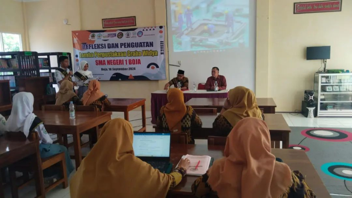 Image of motivasi dan refleksi serta penguatan lomba perpustakaan.