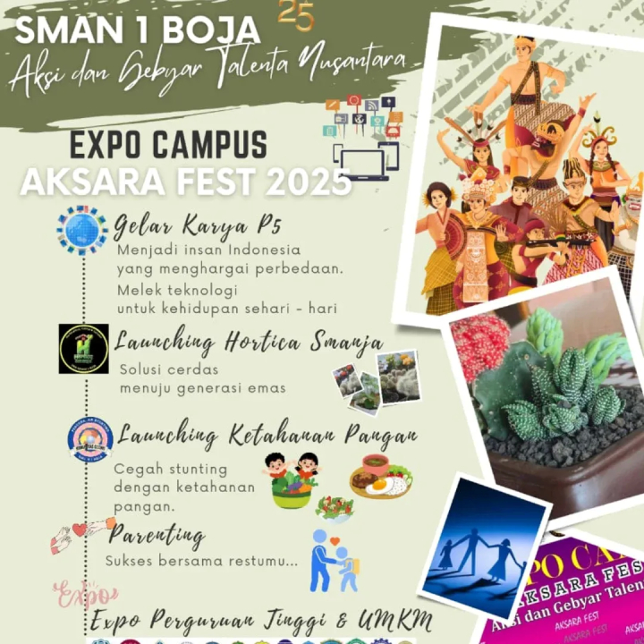 Image of Aksi dan Gebyar Talenta Nusantara SMA Negeri 1 Boja Sukses Digelar!