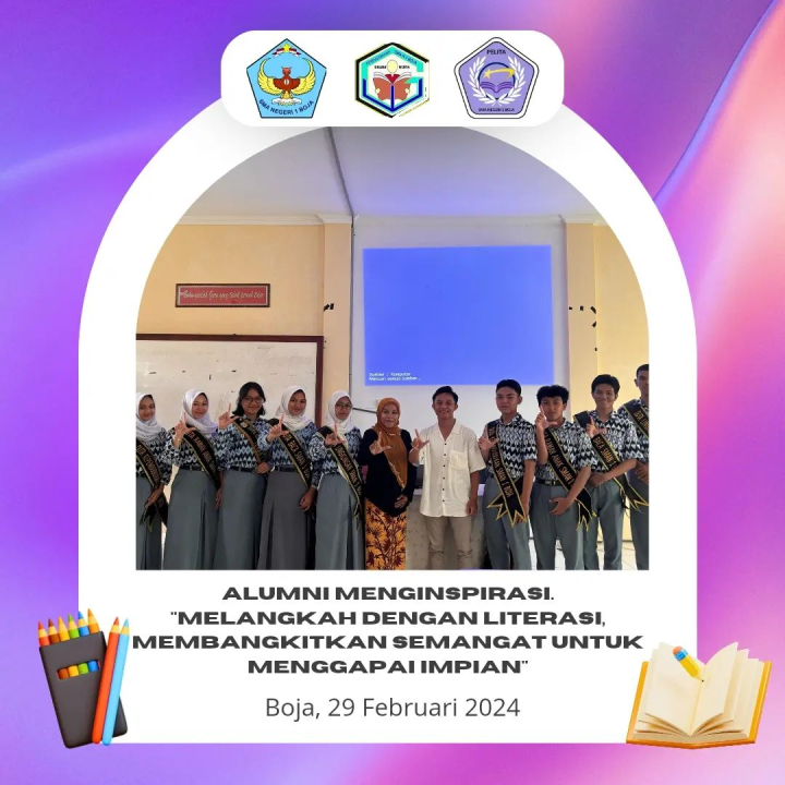 Image of Alumni Menginspirasi Melangkah dengan Literasi Membangkitkan Semangat untuk Mengapai Impian