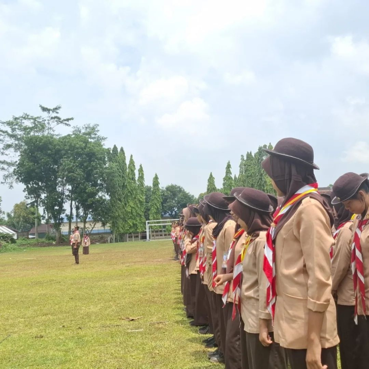 Image of kegiatan PBA (Pengambilan Badge Ambalan) Dhiponegoro Ratu Shima SMA N 1 Boja Tahun 2024