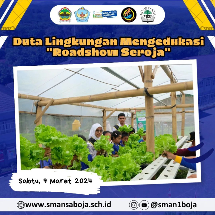 Image of Duta Lingkungan beraksi dalam Roadshow Seroja di Desa Wisata Kali Kesek pada Sabtu, 9 Maret 2024.