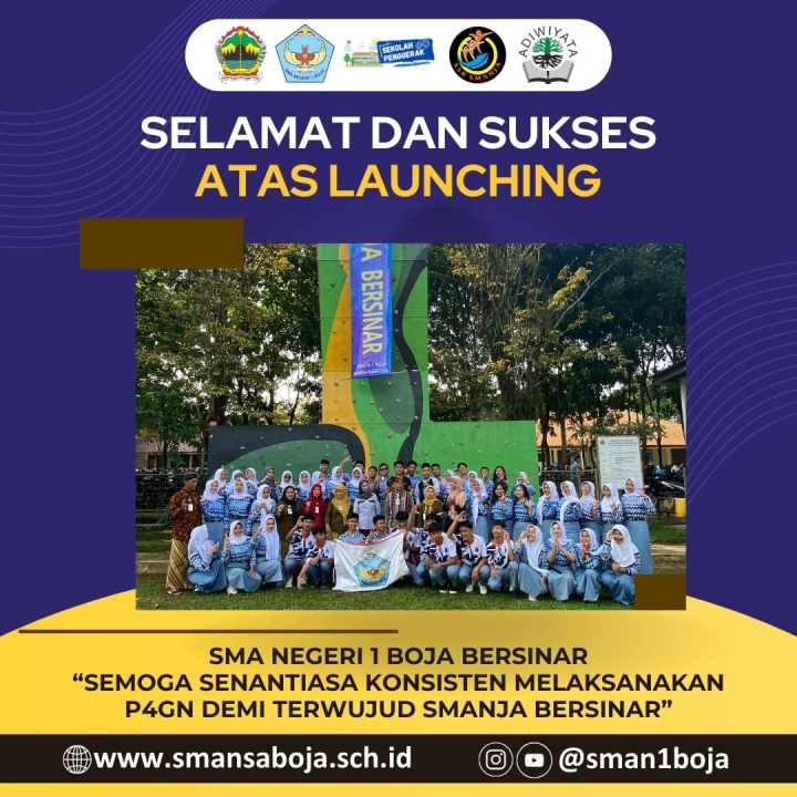 Image of SMA N 1 Boja baru saja meluncurkan program sekolah baru yaitu Sekolah Bersinar atau akronimnya bersih narkoba pada Kamis,15 Februari 2024.